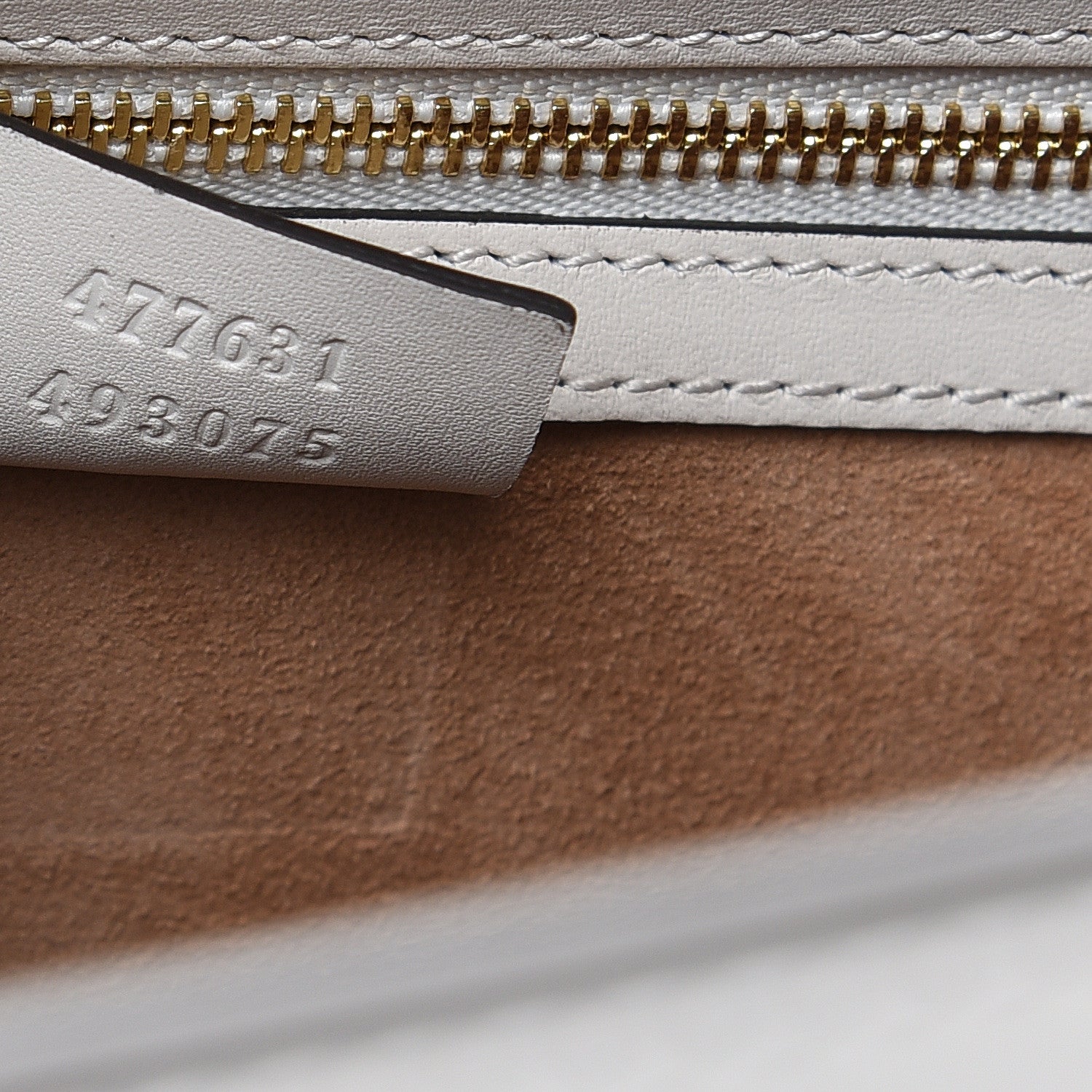 Gucci Calfskin Maxi Sylvie Top Handle Bag White 7 of 10