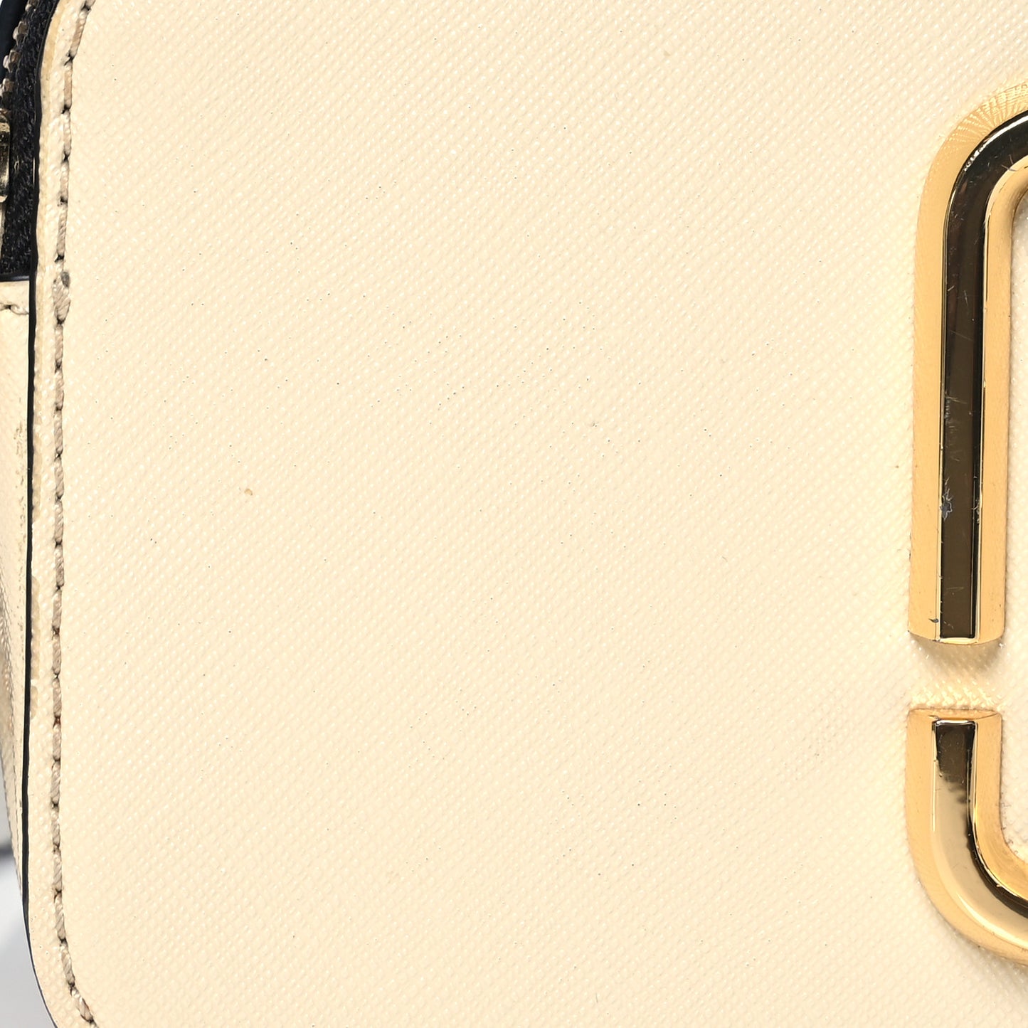 Saffiano Small Snapshot Camera Bag Cloud White Multicolor