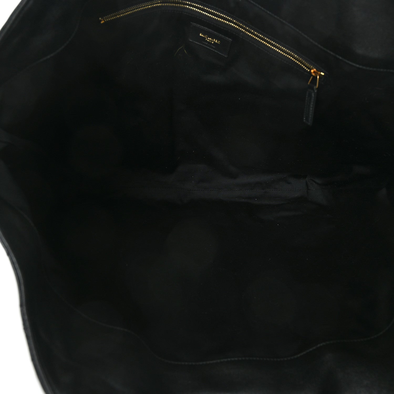 Saint Laurent Lambskin Quilted Maxi Icare Shopping Tote Black 5 of 9