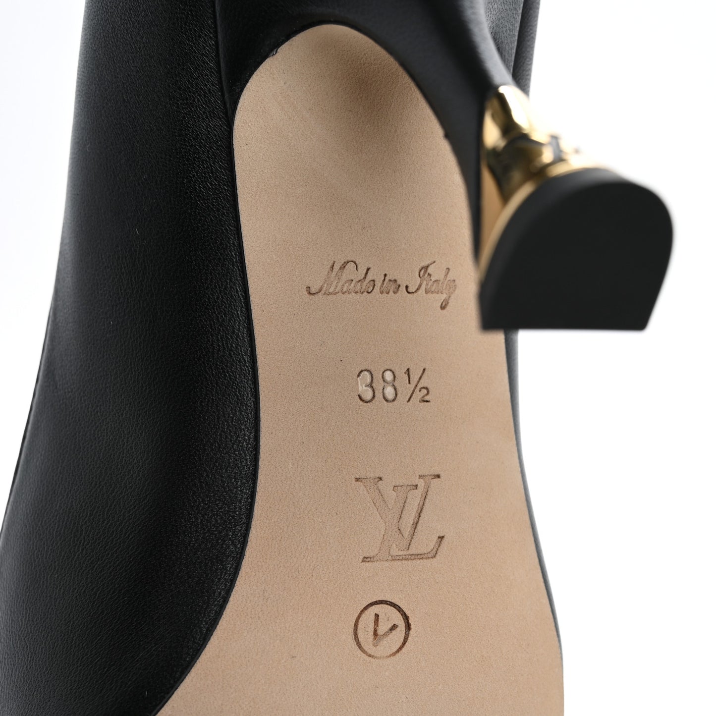 Lambskin Sparkle Pumps 38.5 Black