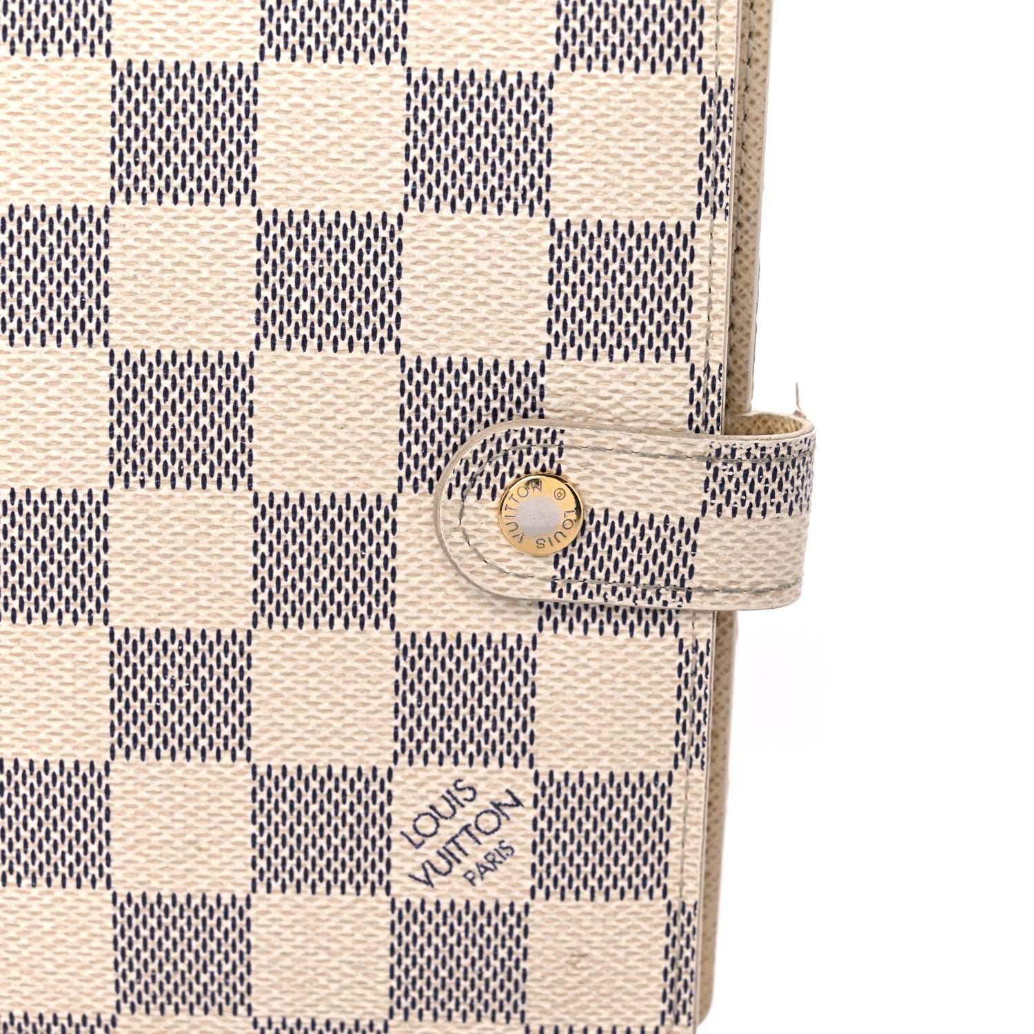 Louis Vuitton Damier Azur Small Ring Agenda Cover 18 of 18