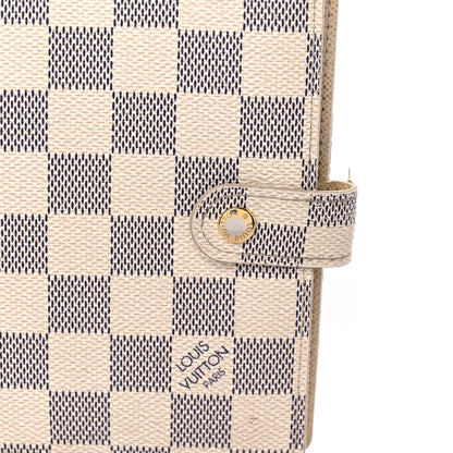 Louis Vuitton Damier Azur Small Ring Agenda Cover 18 of 18