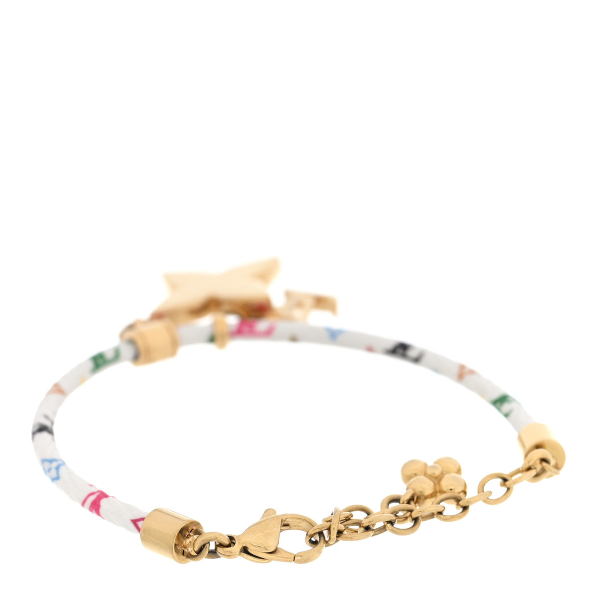 LV X TM Monogram Multicolor Charms Bracelet White