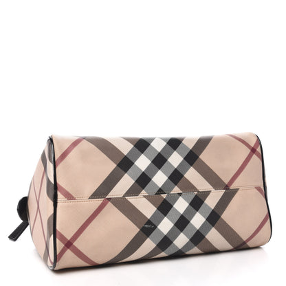 Burberry Nova Check Small Chester Bowling Bag Black 4 of 11