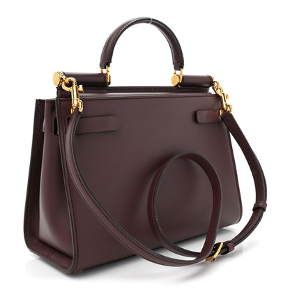 Dolce & Gabbana Vitello Morbido Large Sicily 62 Bag Burgundy 3 of 13