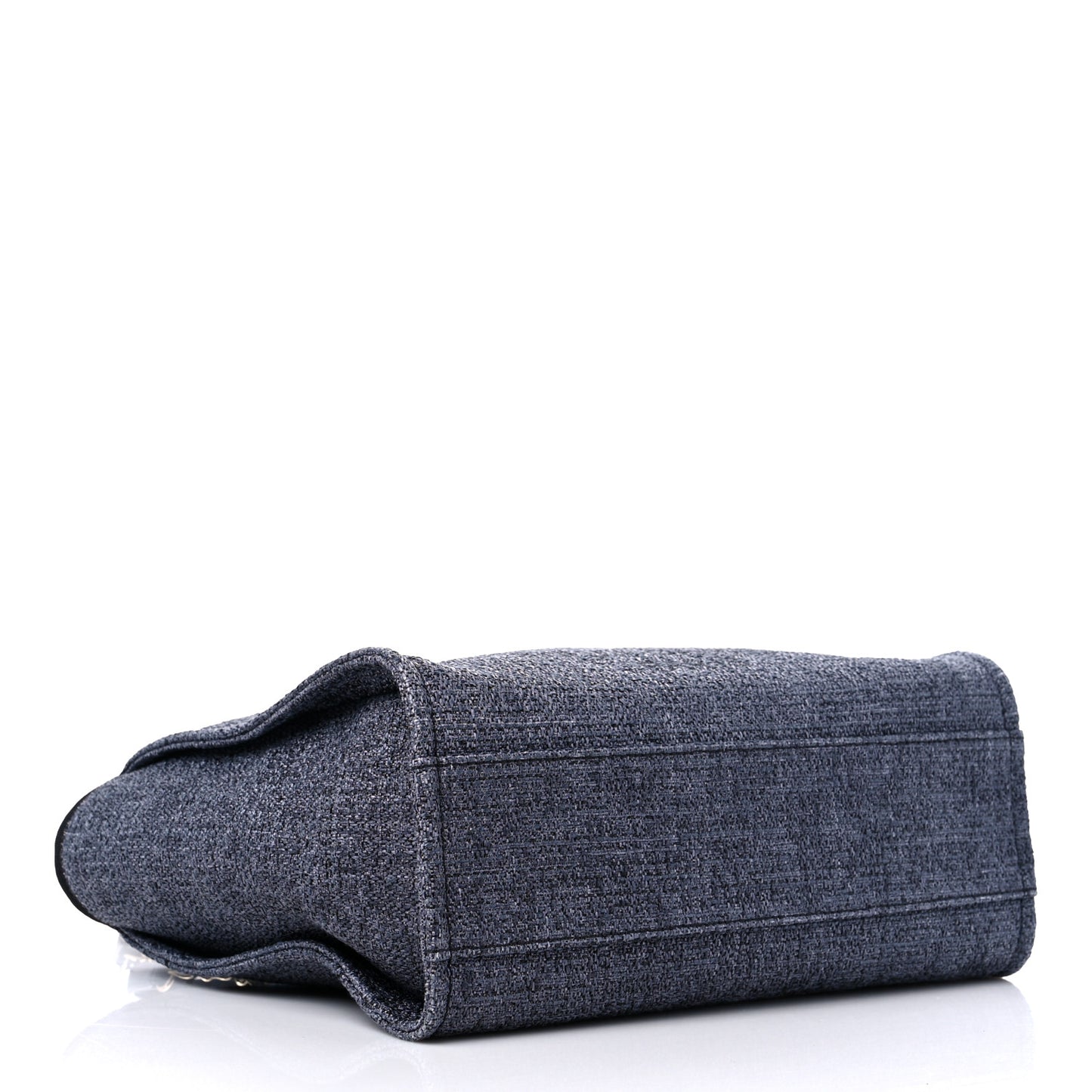 Lurex Boucle Small Deauville Tote Black