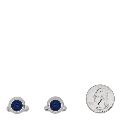 Cartier Palladium Sterling Silver Blue Spinel R De Cartier Biplane Cufflinks 2 of 5