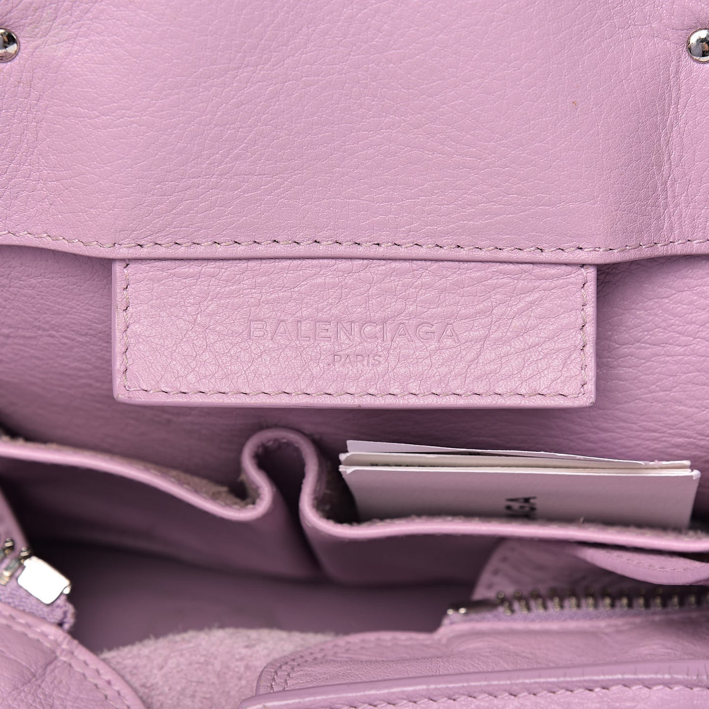 Veau Papier A4 Zip Around Tote Rose Orchid