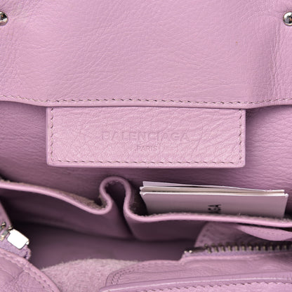 Balenciaga Veau Papier A4 Zip Around Tote Rose Orchid 6 of 22