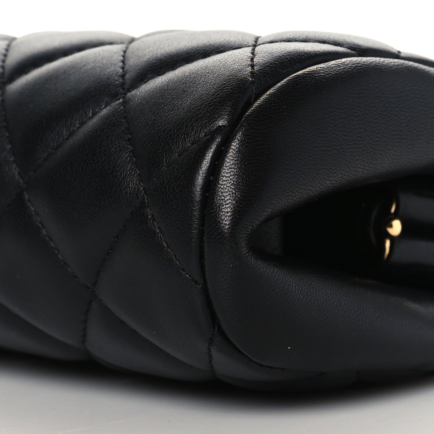 Chanel Lambskin Quilted Timeless Clutch Black 10 of 10
