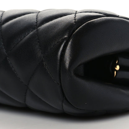 Chanel Lambskin Quilted Timeless Clutch Black 10 of 10