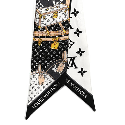 Louis Vuitton Silk Monogram Let's Go BB Bandeau Black 2 of 3