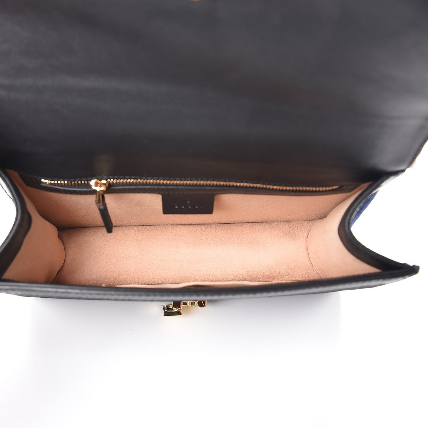 Velvet GG Monogram Small Sylvie Shoulder Bag Black