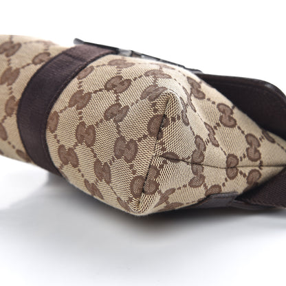 Gucci Monogram Waist Pouch Bag Dark Brown 6 of 9