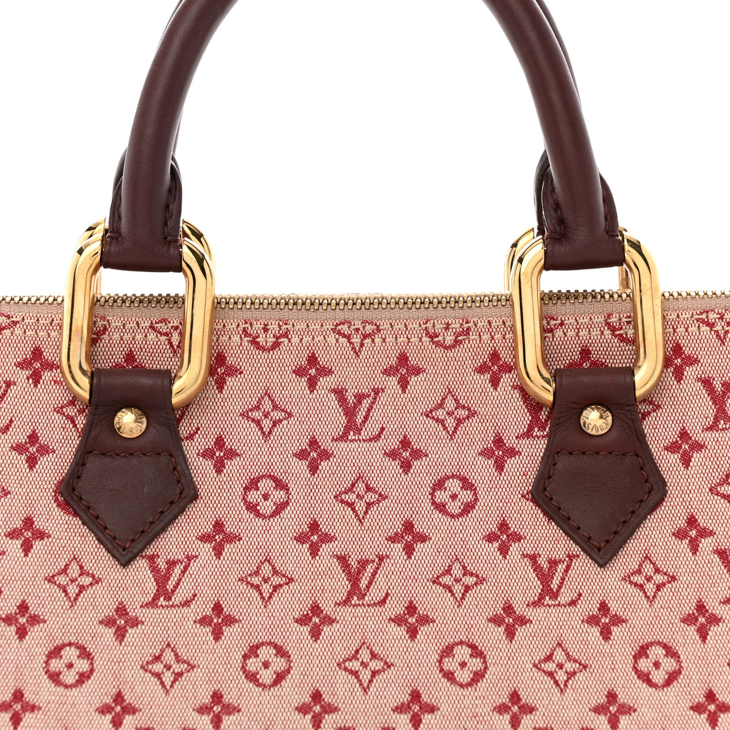 Mini Monogram Alma Long Cherry
