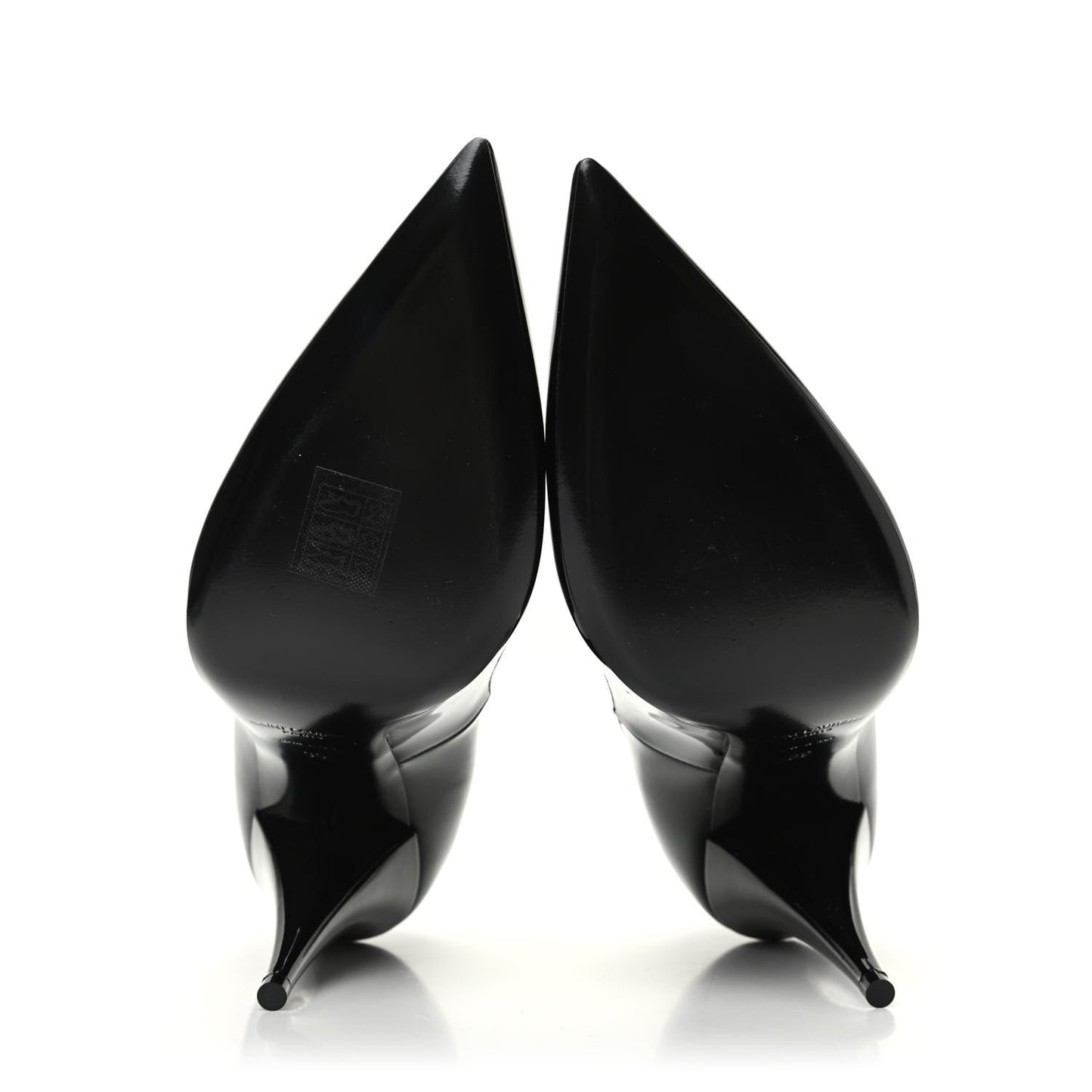 Patent Calfskin Kiki 100 Pumps 39 Black