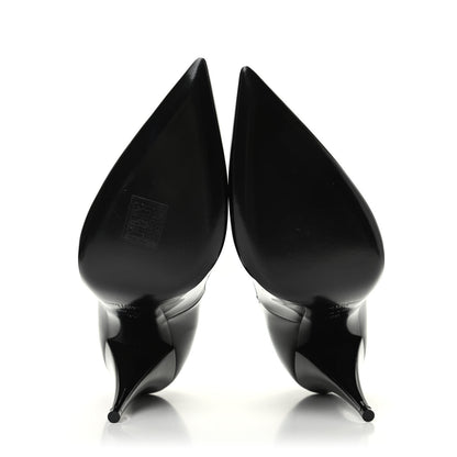 Saint Laurent Patent Calfskin Kiki 100 Pumps 39 Black 5 of 8
