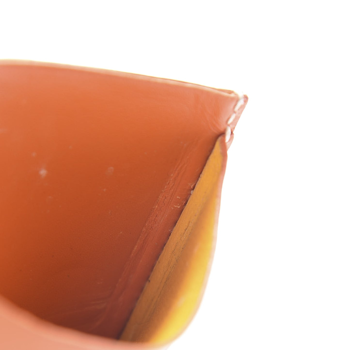Goyardine Saint Sulpice Card Holder Orange