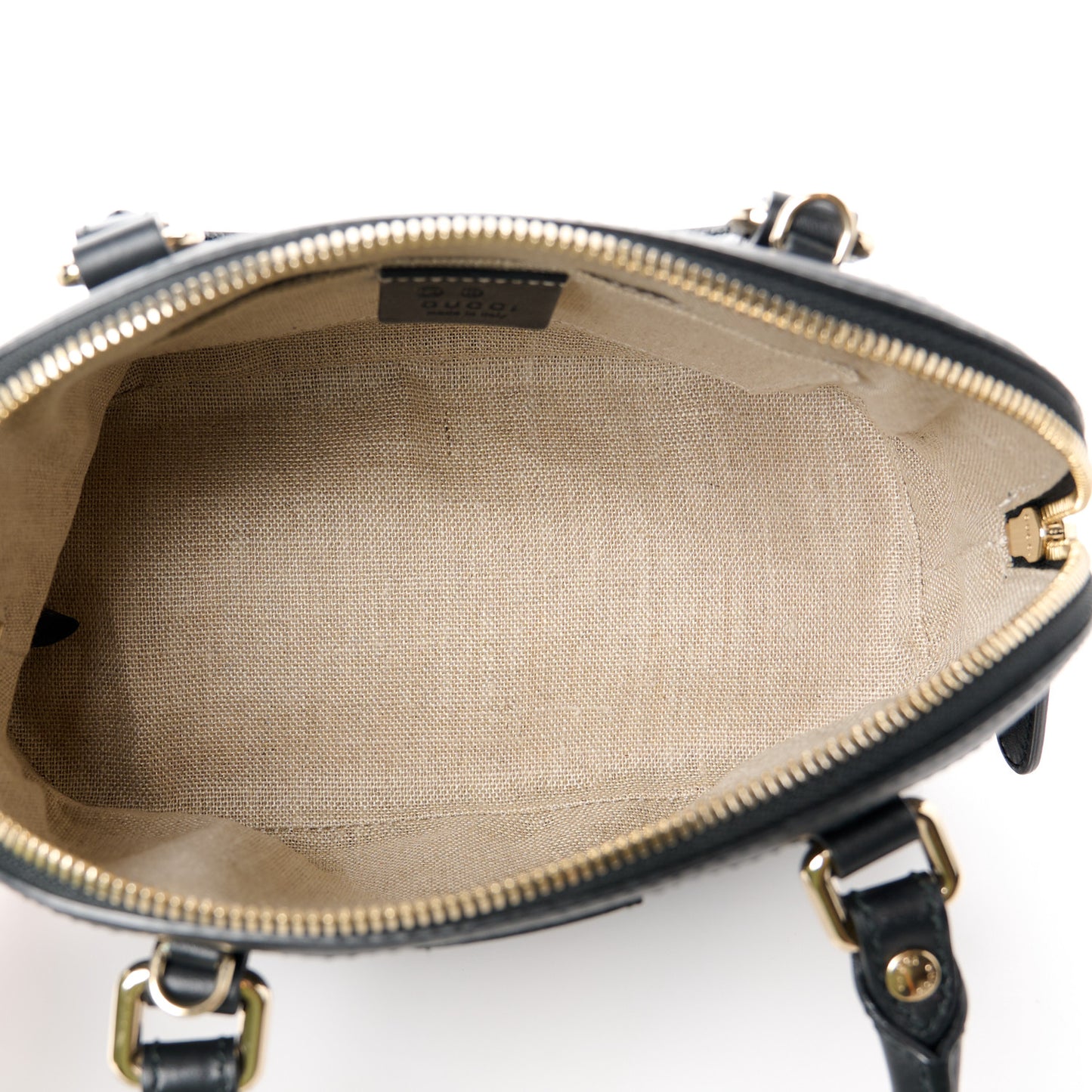 Microguccissima Mini Dome Bag Black
