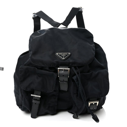 Prada Nylon Vela Saffiano Medium Backpack  Royal 1 of 9