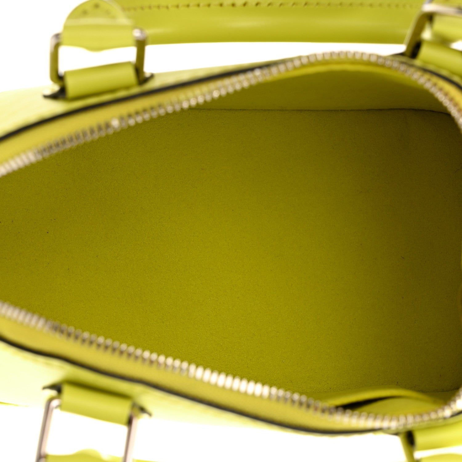 Louis Vuitton Epi Jacquard Alma BB Yellow Citron 5 of 9