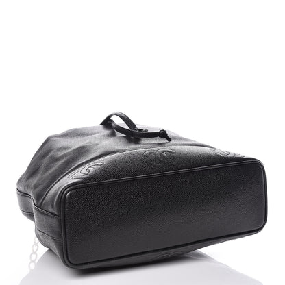 Chanel Caviar CC Drawstring Shoulder Bag Black 5 of 14