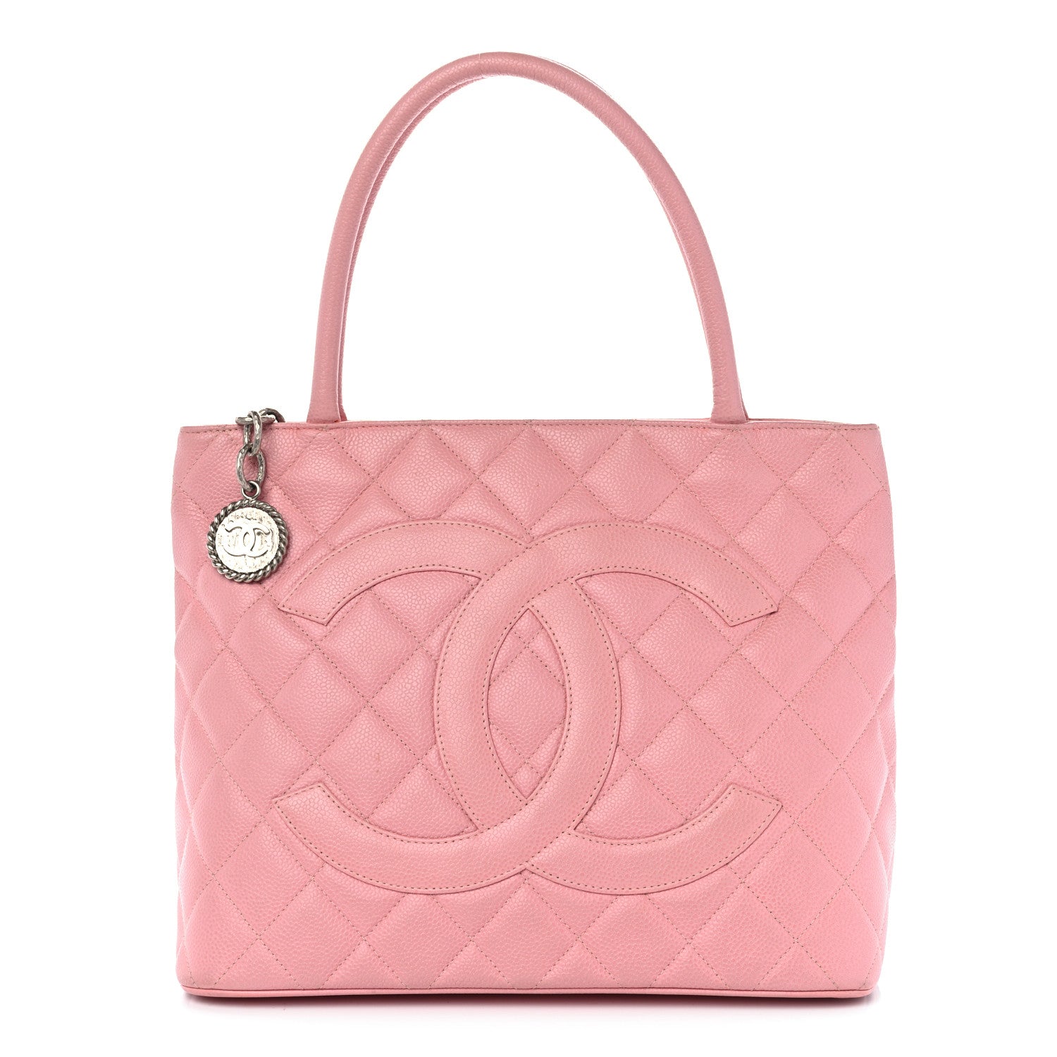 Chanel Caviar Quilted Medallion Tote Light Pink 1 of 11