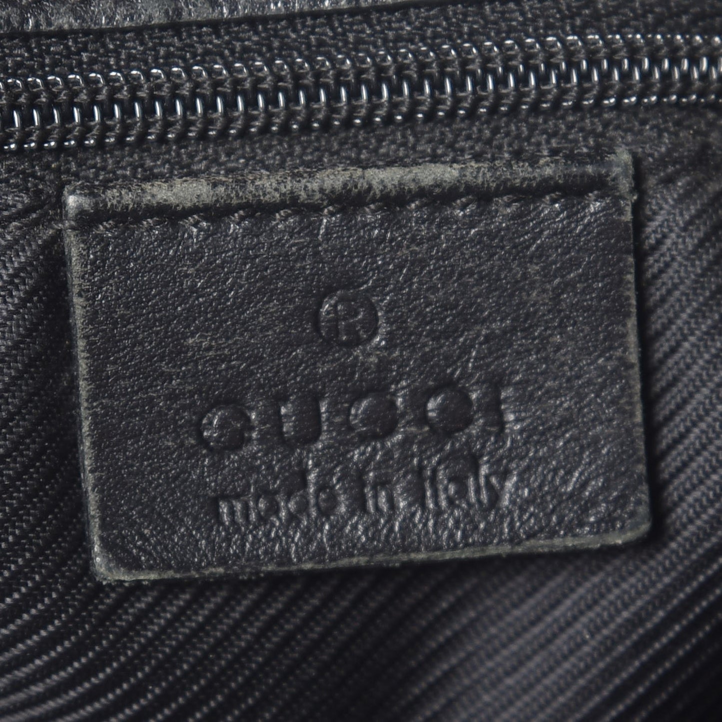 Monogram Large Tote Black