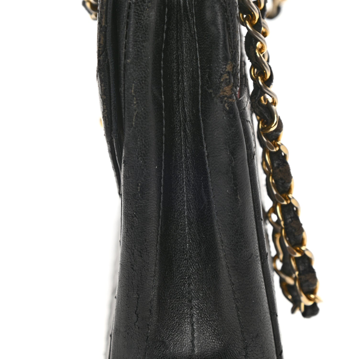 Chanel Lambskin Quilted Medium Single Flap Black 13 of 16