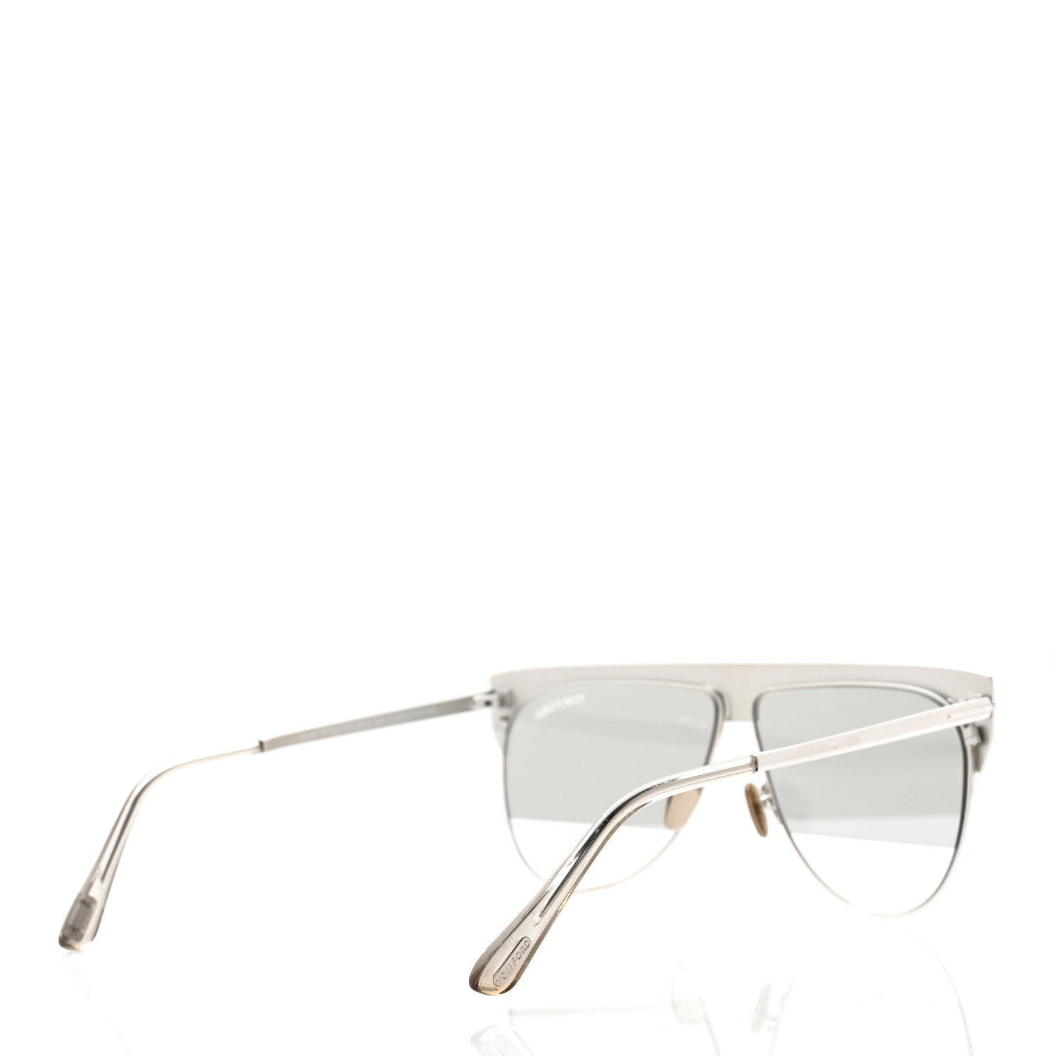 Tom Ford Gold Plated West Sunglasses TF706 Silver 4 of 8