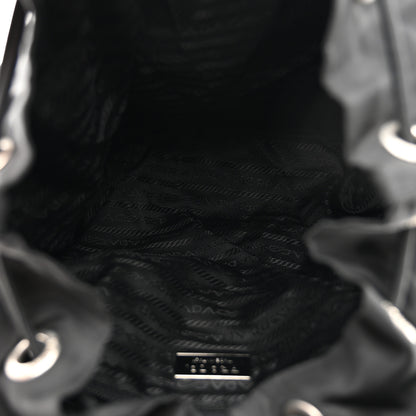 Prada Tessuto Nylon Vela Cinch Backpack Black 5 of 9