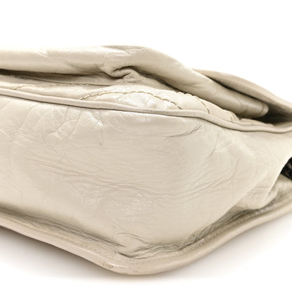 Saint Laurent Crinkled Calfskin Matelasse Monogram Medium Niki Chain Satchel Crema Soft 9 of 9