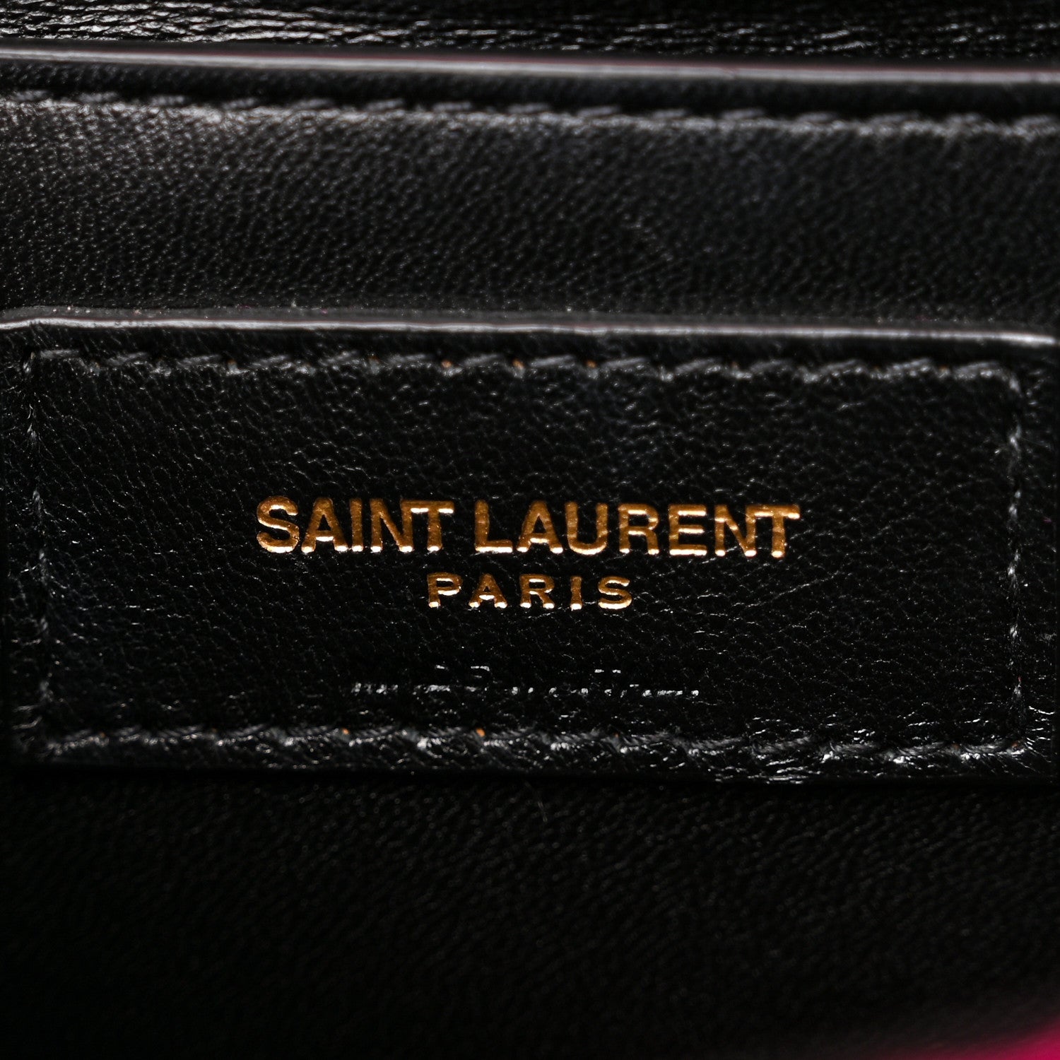 Saint Laurent Boucle Tweed Patchwork Monogram Medium Jamie Baguette Magenta 6 of 10