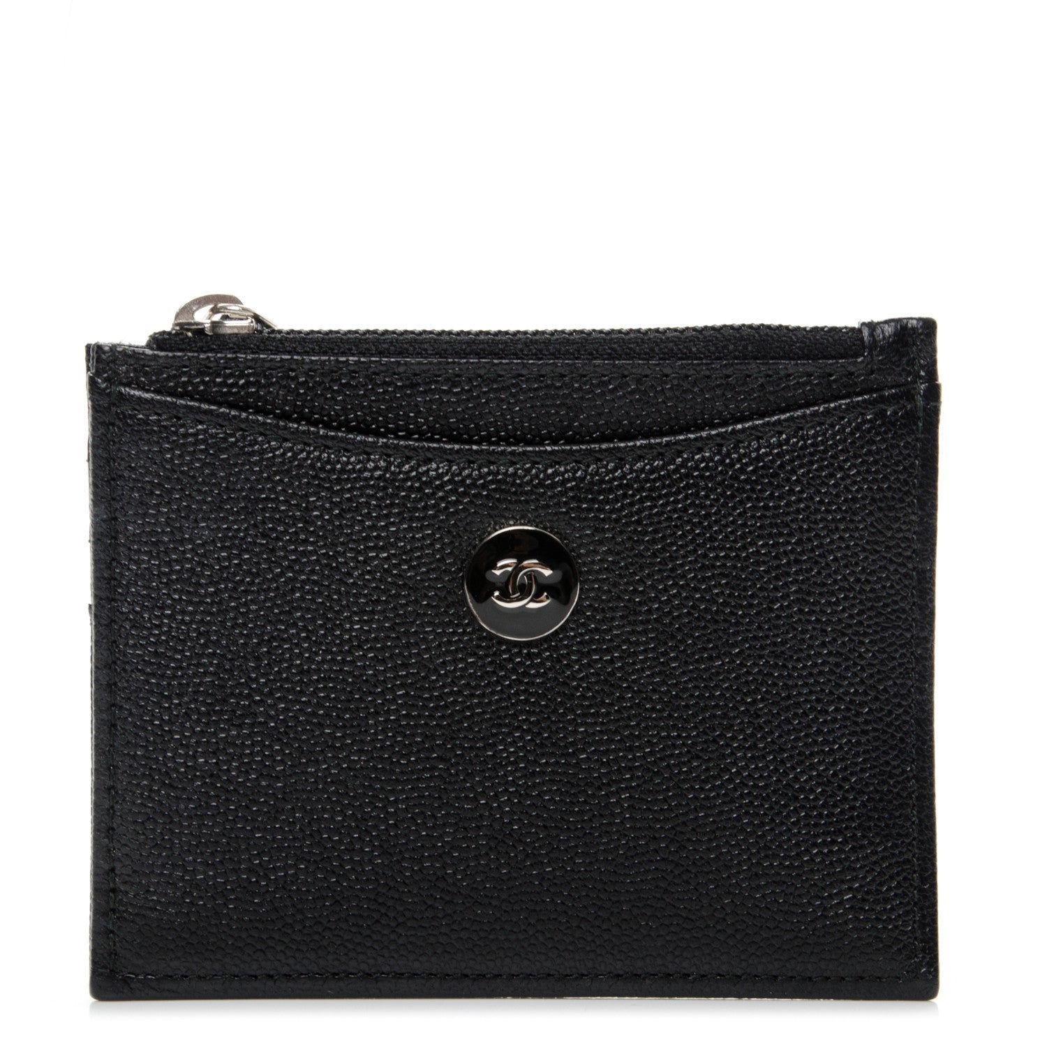 Chanel Caviar Card Holder Black 1 of 6