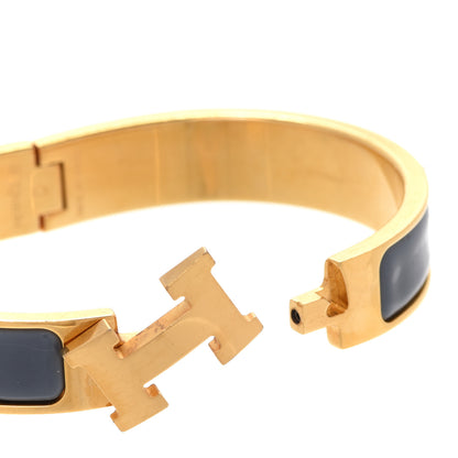 Hermes Enamel Narrow Clic Clac H Bracelet PM Ardoise 4 of 6