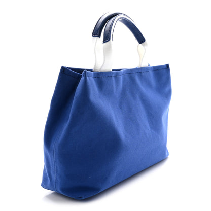 Dolce & Gabbana Canvas Mini DG Logo Shopper Tote Bluette 3 of 9