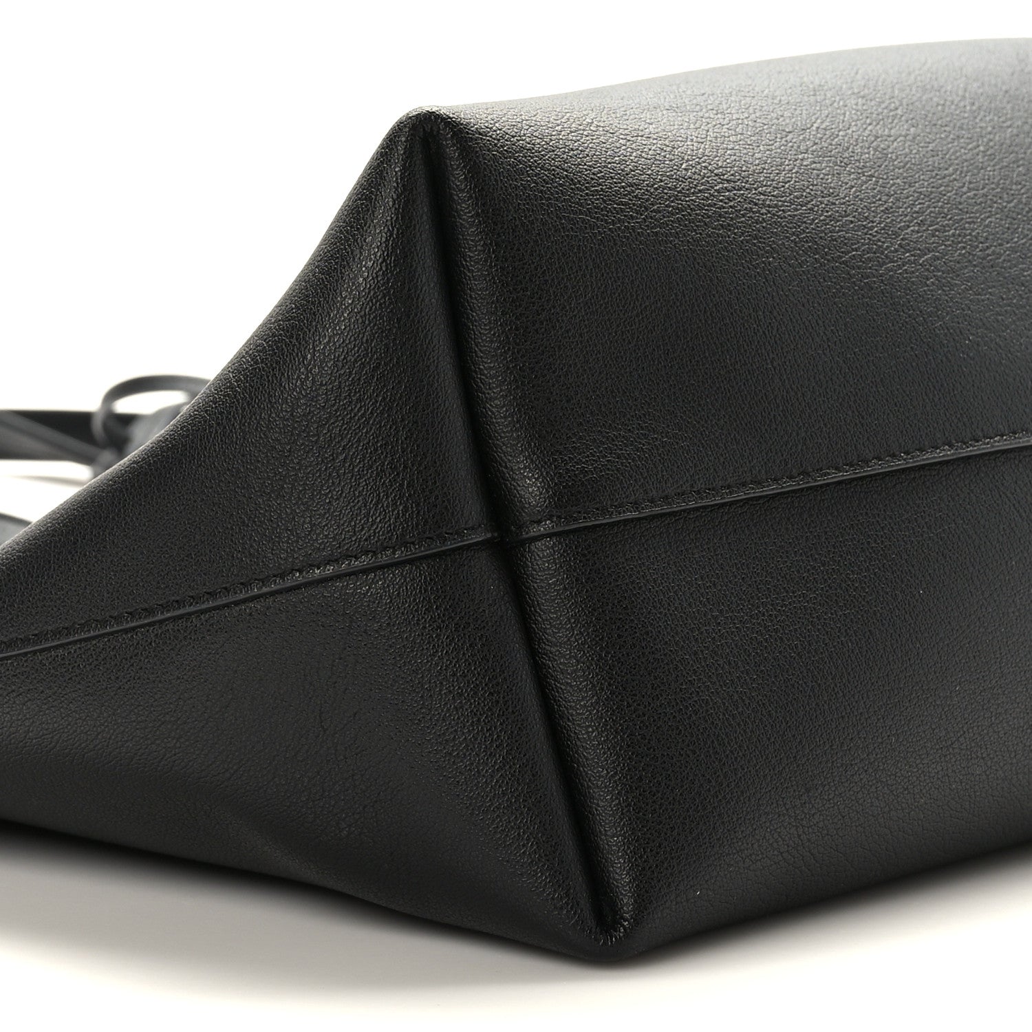 Saint Laurent Calfskin Large Shopping Tote Black 9 of 10