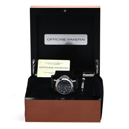 Panerai Stainless Steel Rubber 44mm Luminor Base Logo Manual Winding Watch Black PAM00773 5 of 5
