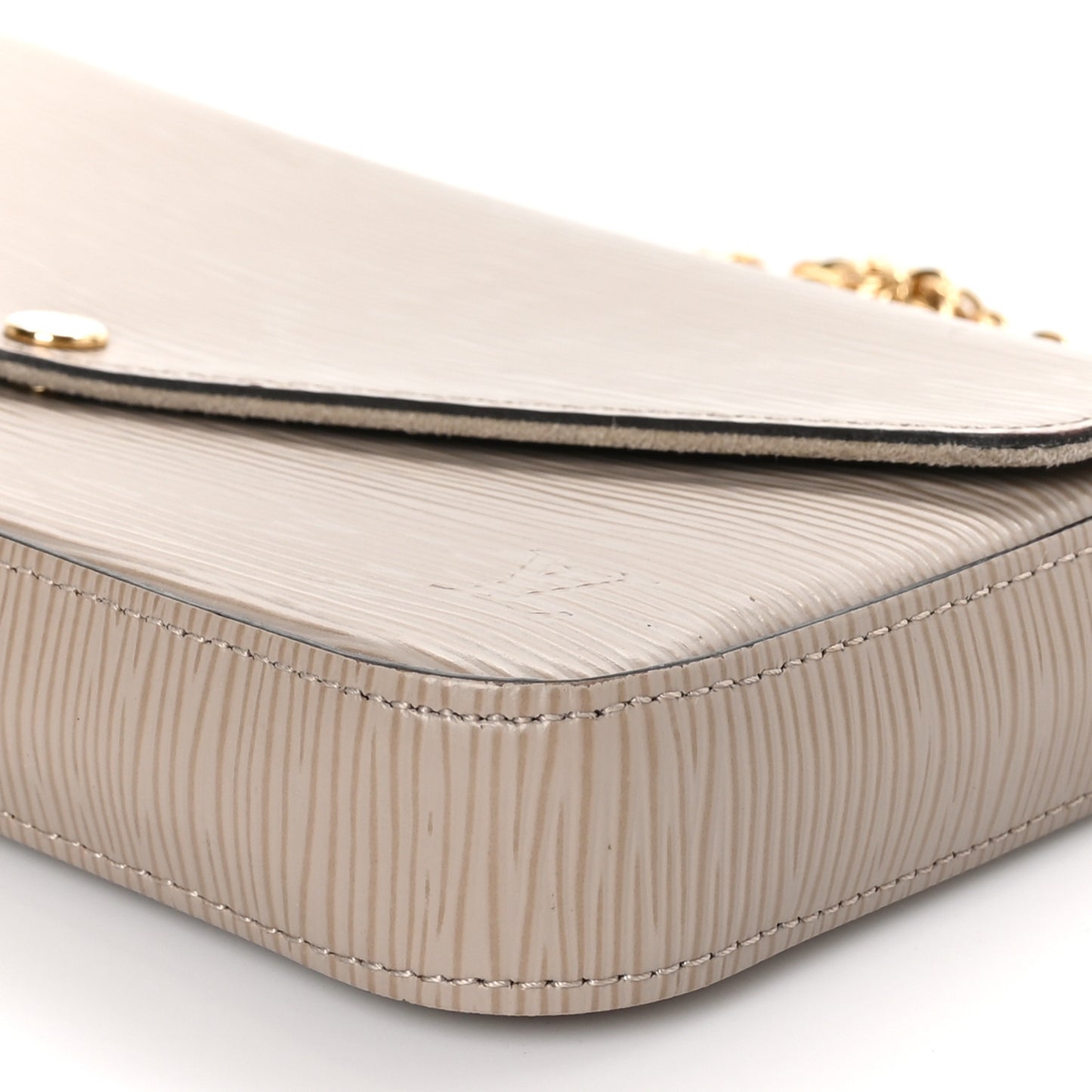 Epi Felicie Pochette Chain Wallet Galet