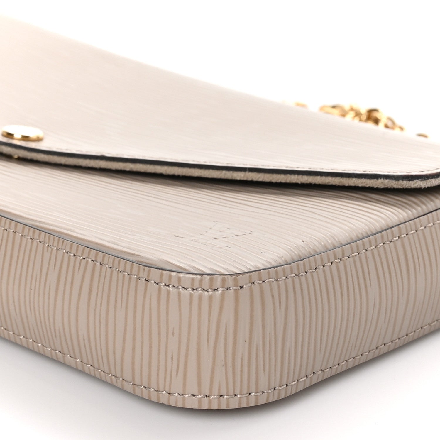 Louis Vuitton Epi Felicie Pochette Chain Wallet Galet 10 of 10