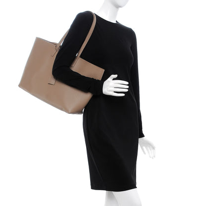 Saint Laurent Calfskin Large Shopping Tote Light Taupe 2 of 9