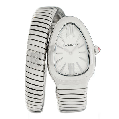 Bulgari Stainless Steel 35mm Serpenti Tubogas Quartz Watch 2 of 5