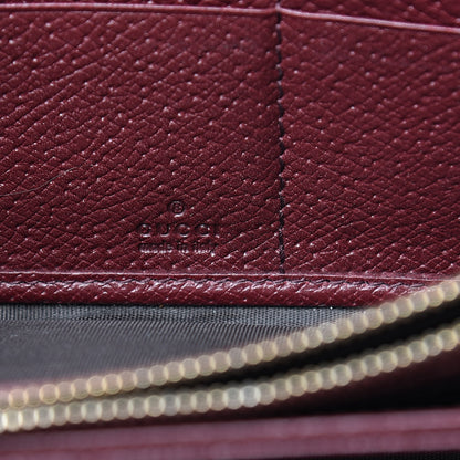 Gucci Monogram Zip Around Wallet Burgundy 6 of 15