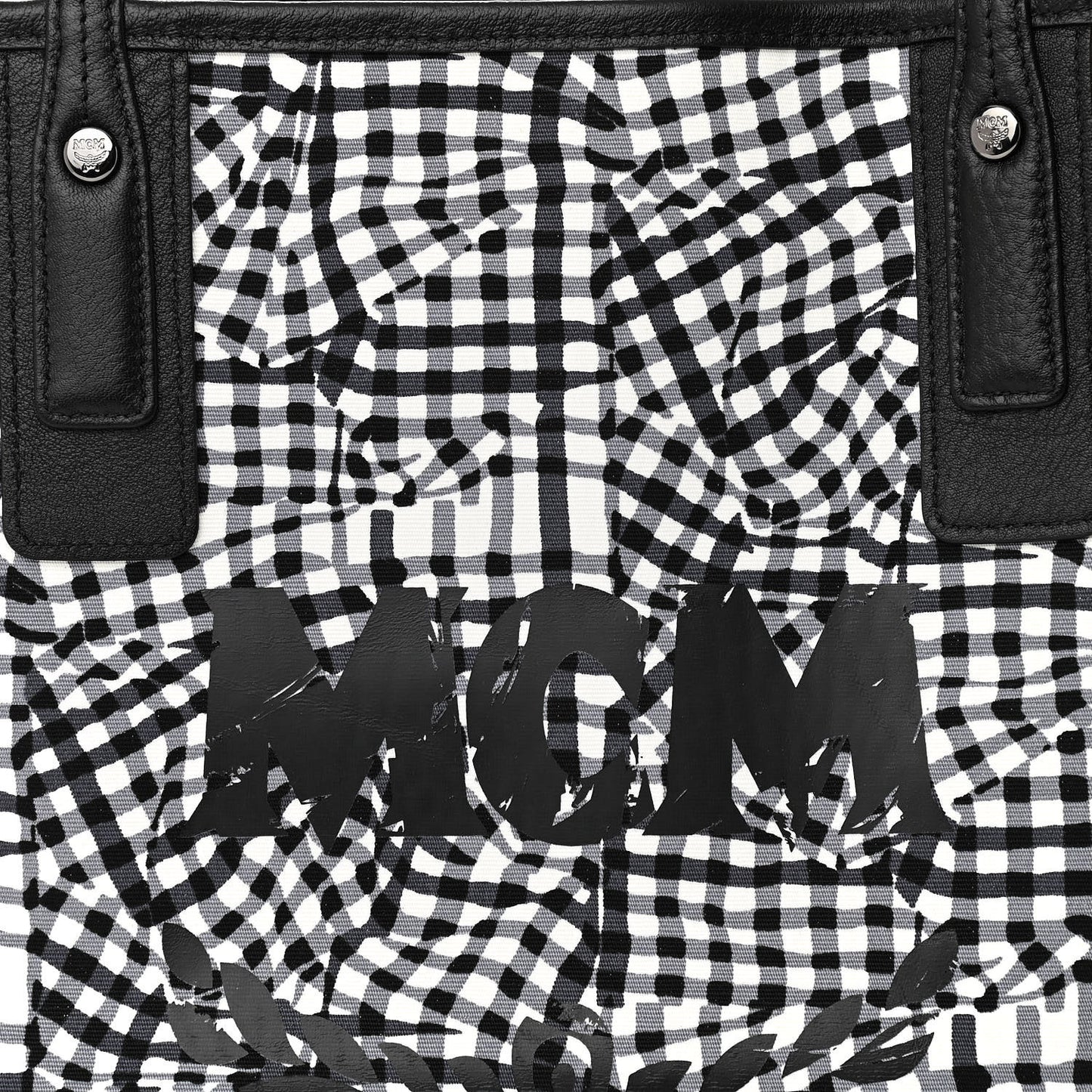 Visetos Medium Liz Reversible Shopper Tote Black