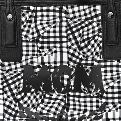 MCM Visetos Medium Liz Reversible Shopper Tote Black 13 of 16