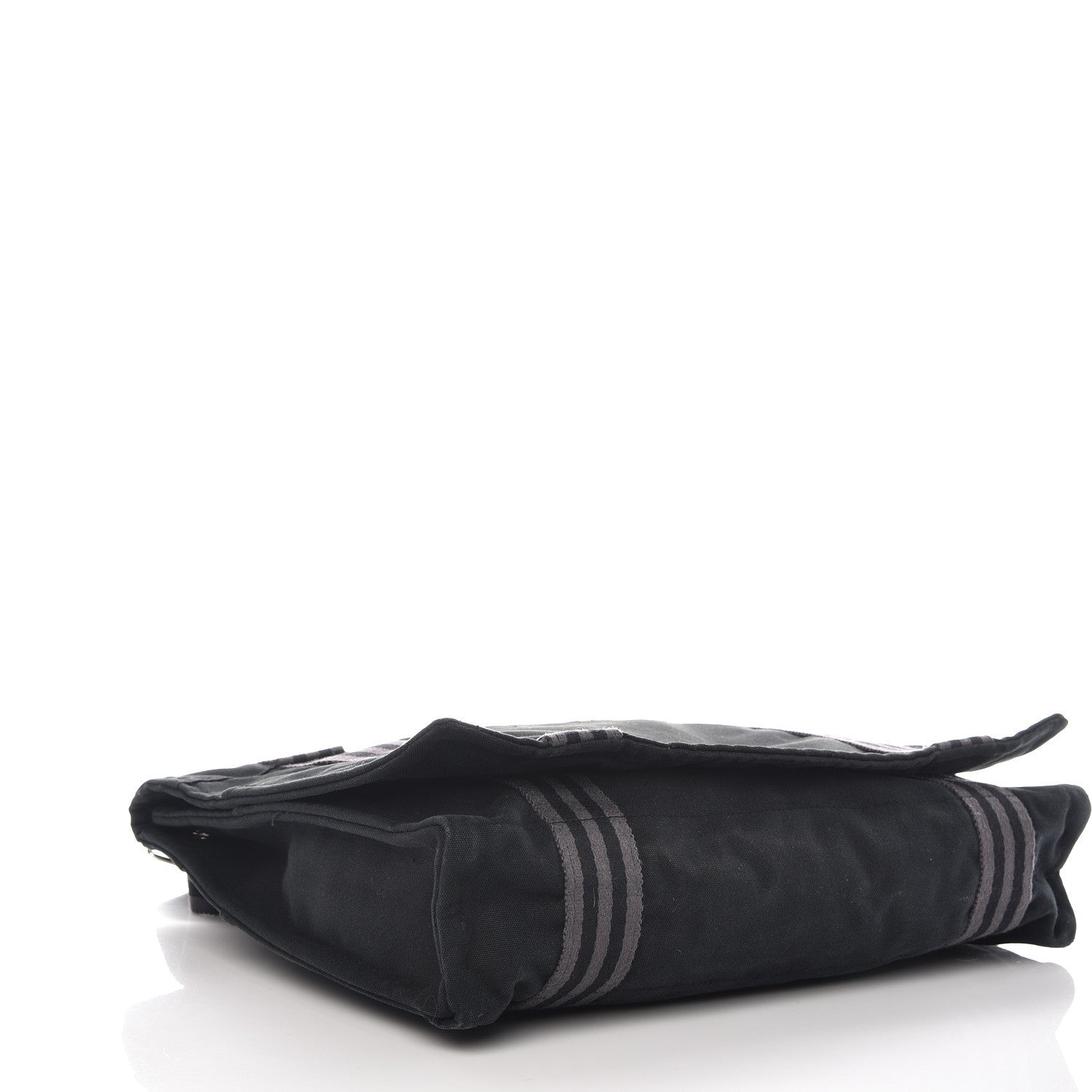 Hermes Canvas Herline Messenger Bag Black 4 of 15