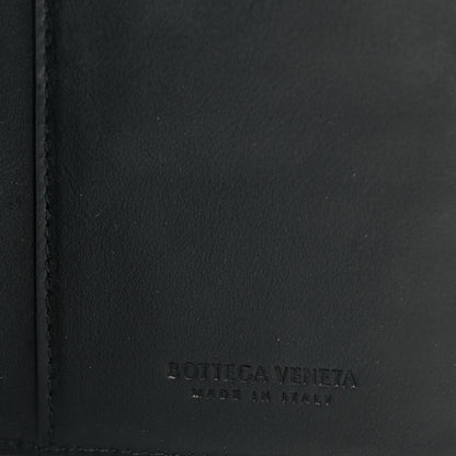 Bottega Veneta Calfskin Maxi Intrecciato Zip Wallet Black 7 of 8
