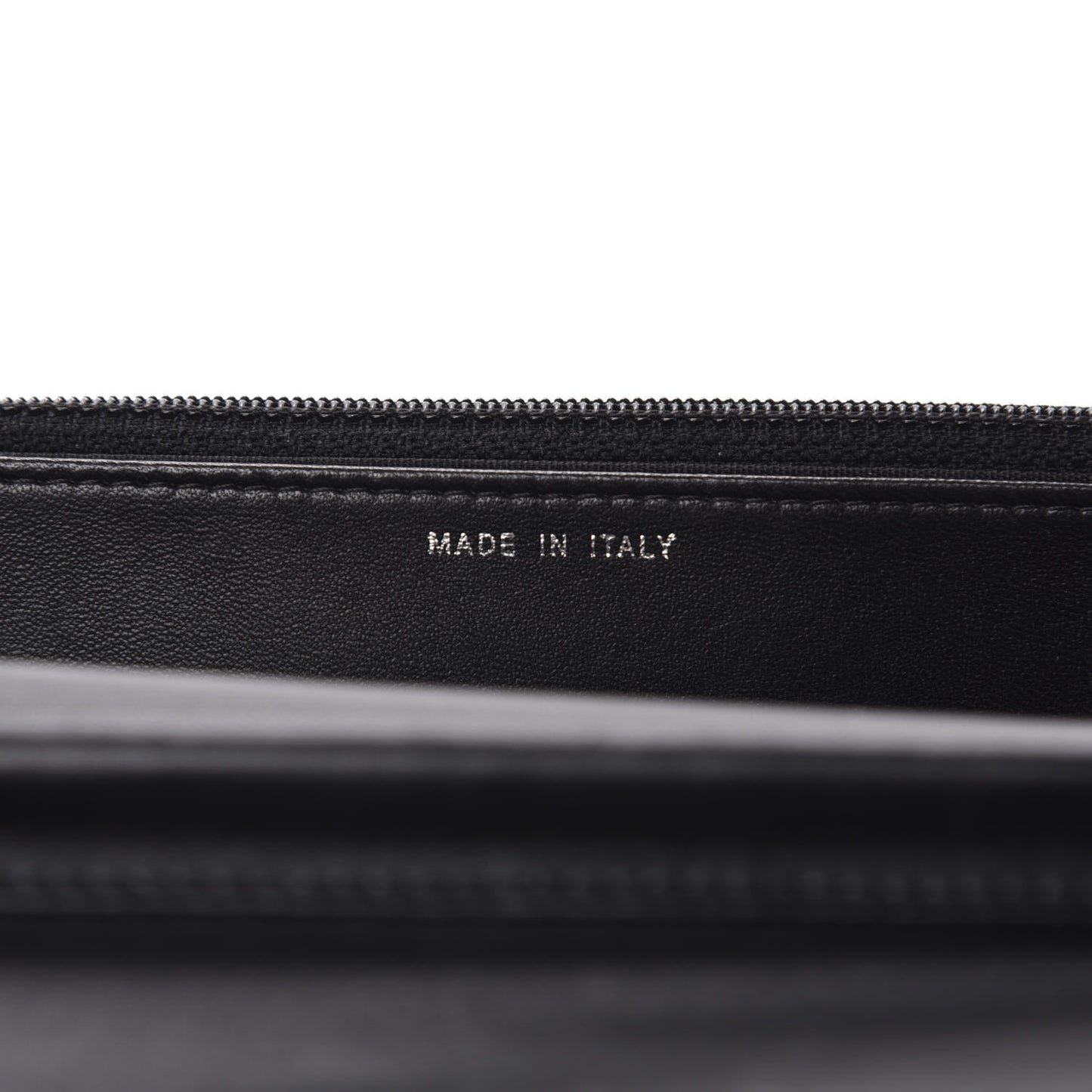 Lambskin Quilted Boy Wallet On Chain WOC Black
