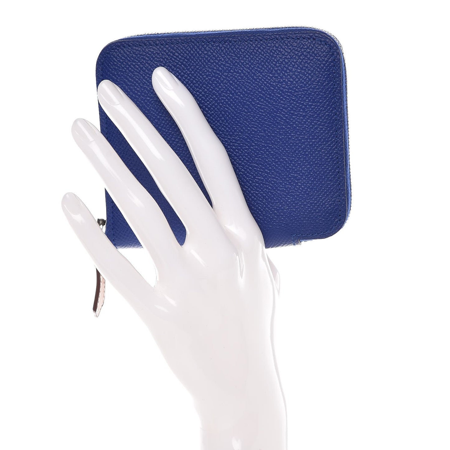 Epsom Silk'in Compact Wallet Bleu Electrique