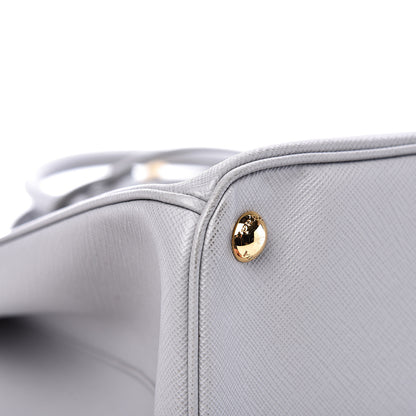 Prada Saffiano Medium Galleria Double Zip Tote Granito 8 of 14